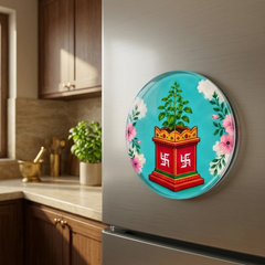 Tulsi Metal Fridge Magnet