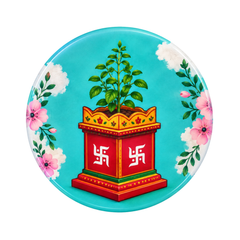 Tulsi Metal Fridge Magnet