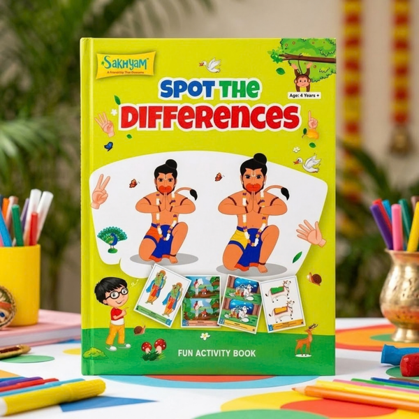 Spot the Difference Activity Book (English)