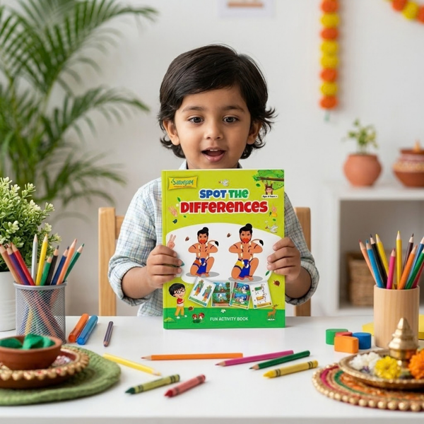 Spot the Difference Activity Book (English)