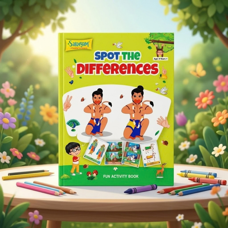 Spot the Difference Activity Book (English)