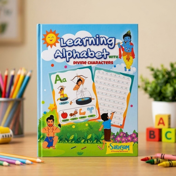 Learning Alphabet with Divine Characters Alphabet Learning Book (English)