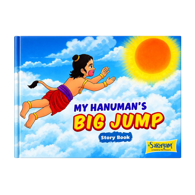 My Hanuman Big Jump Story Book (English)