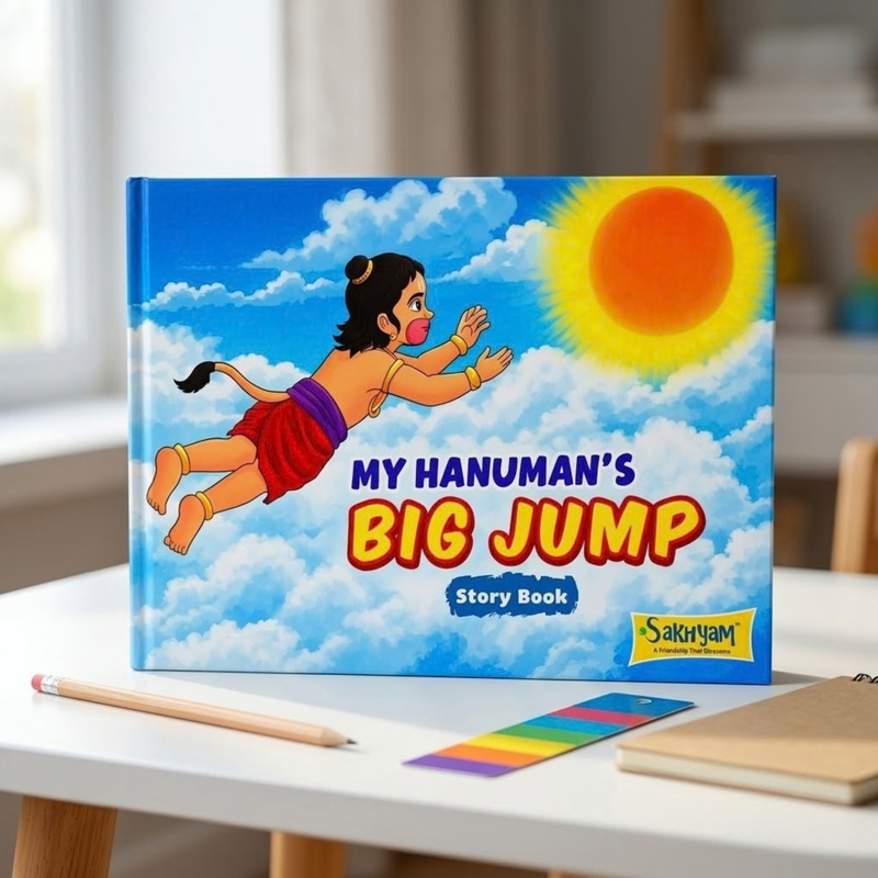 My Hanuman Big Jump Story Book (English)