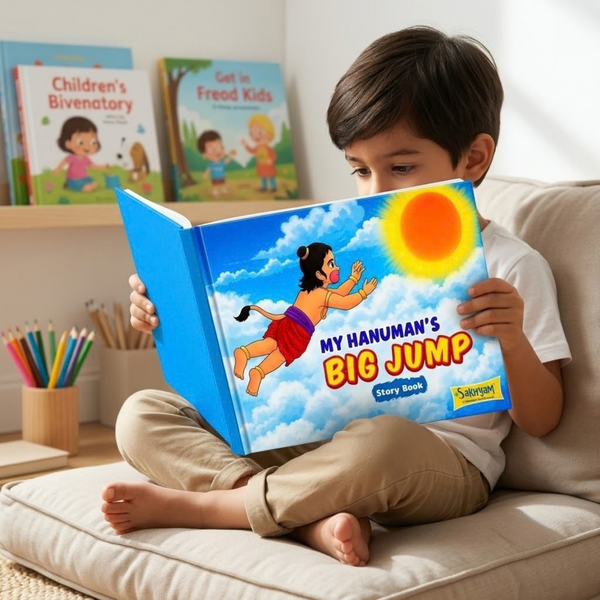 My Hanuman Big Jump Story Book (English)