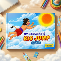 My Hanuman Big Jump Story Book (English)