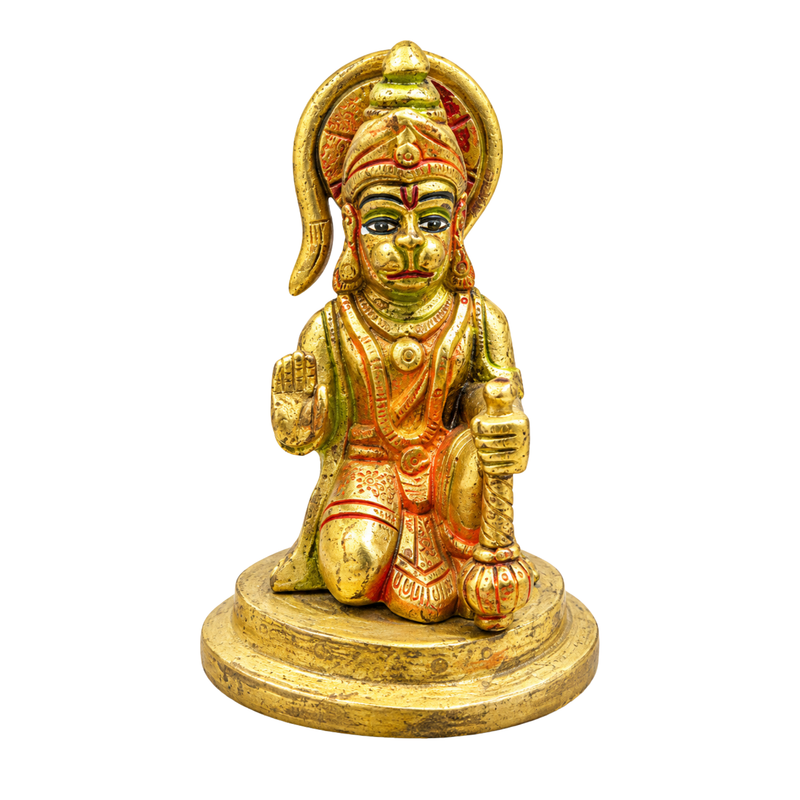 Hanuman Bhajan Idol Marble Dust 3.5 Inch