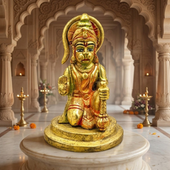 Hanuman Bhajan Marble Idol 5 Inch
