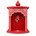 Handcrafted Wooden Temple for Home Puja