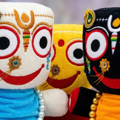 Jagannath Baladeva Subhadra Plush Toy Combo