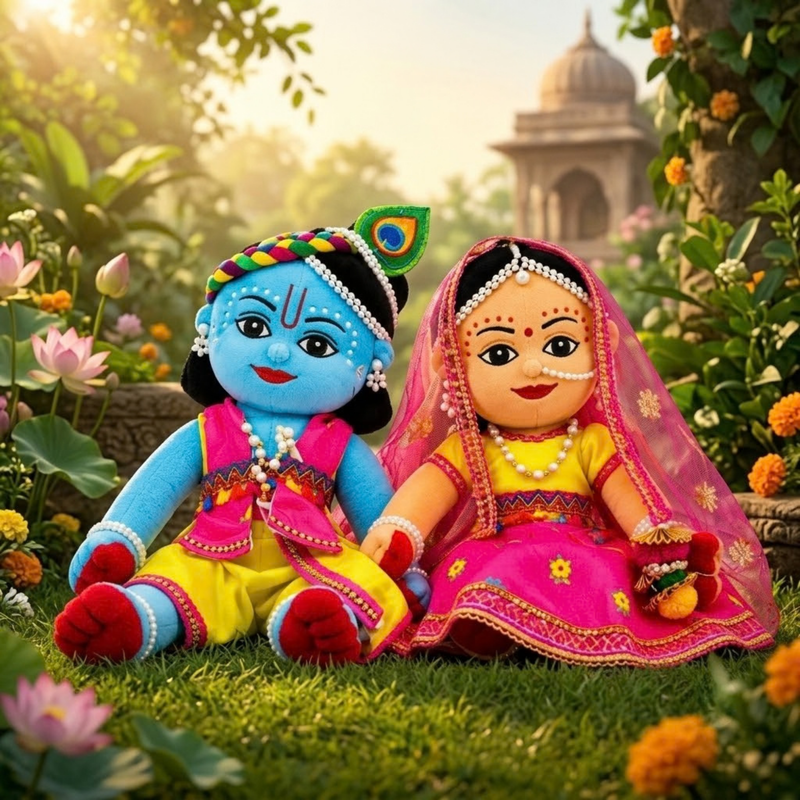 Sri Sri Radha Madhav Plush Toy