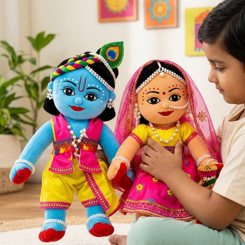 Sri Sri Radha Madhav Plush Toy