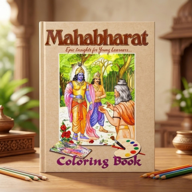 Rasbihari Mahabharata Colouring Book