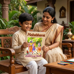 Rasbihari Mahabharata Colouring Book