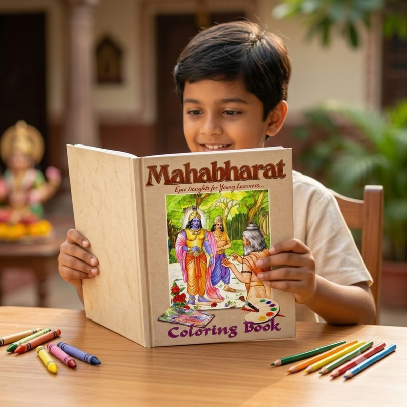 Rasbihari Mahabharata Colouring Book