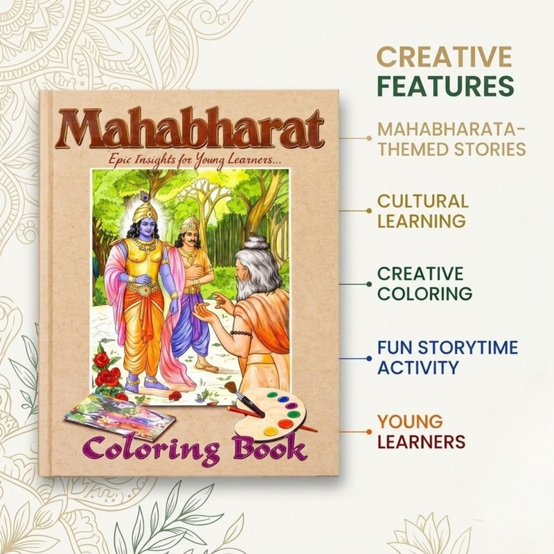 Rasbihari Mahabharata Colouring Book