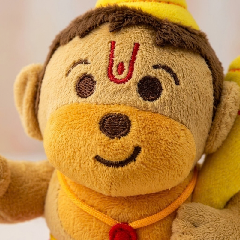 Baby Hanuman Plush Toy - Small (7