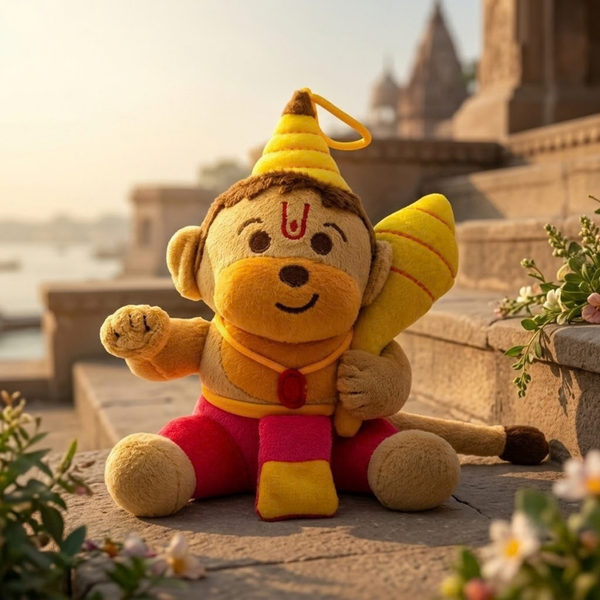 Baby Hanuman Plush Toy - Small (7