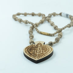 Large Tulsi Kanthi Mala with Radha Locket