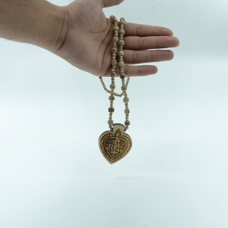 Large Tulsi Kanthi Mala with Radha Locket