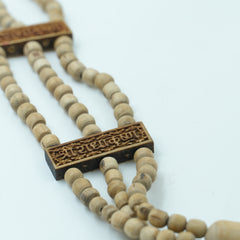 Tulsi Kanthi Mala with Radha Locket – 3 Layer