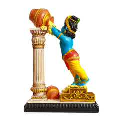 Baby Krishna at Pillar Polyresin Idol