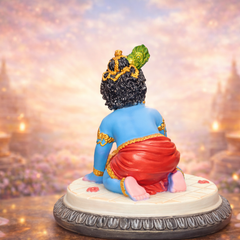 Handcrafted Brass Baby Krishna Crawling Laddu Gopal Idol Size No 1