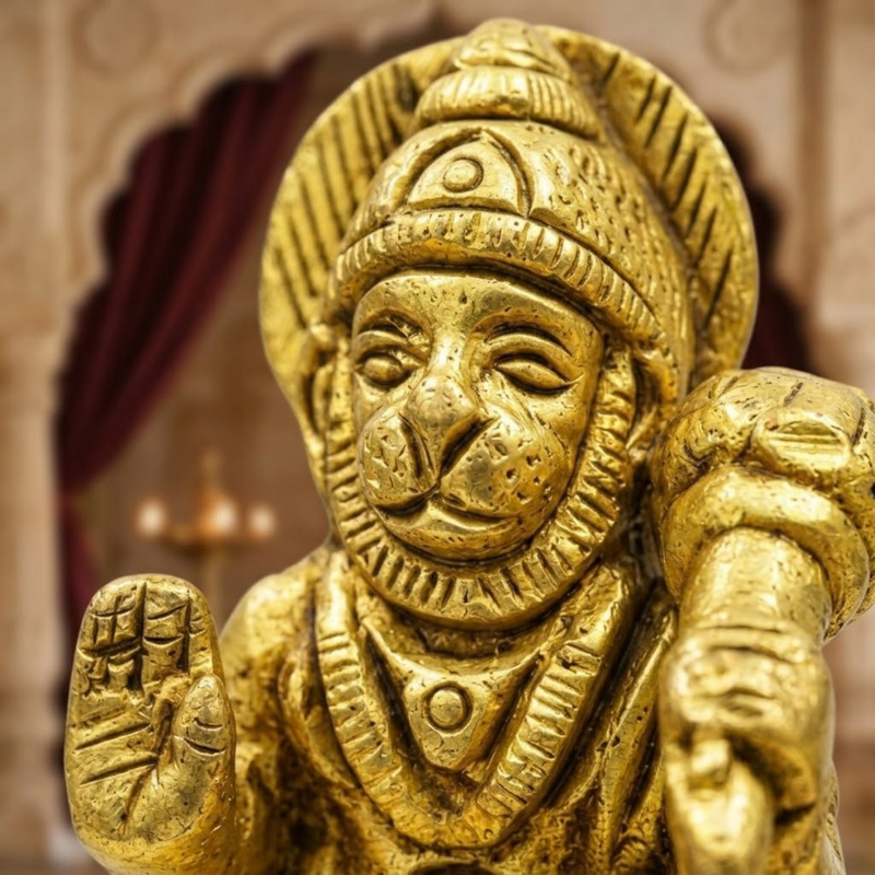 Sitting Hanuman Idol 2 Inch