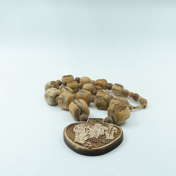 Tulsi Kanthi Mala with Ram Darbar Locket – 1 Round