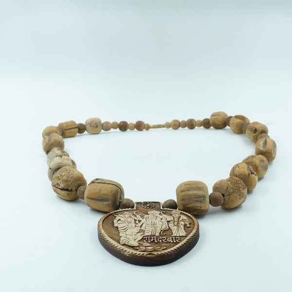 Tulsi Kanthi Mala with Ram Darbar Locket – 1 Round