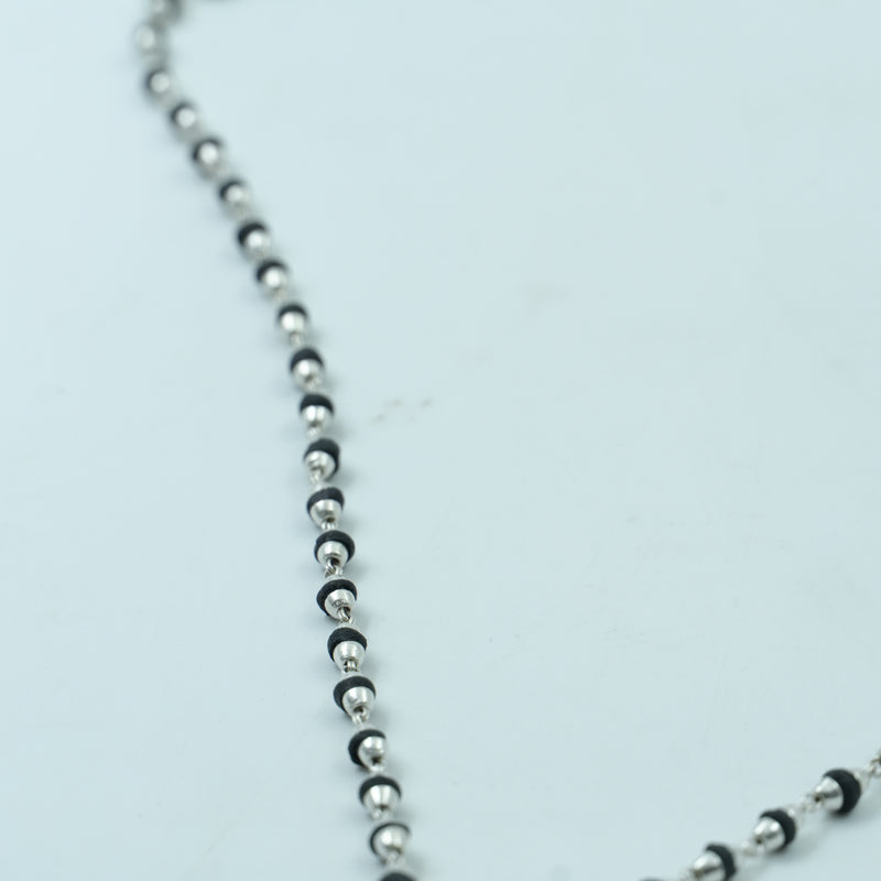 Silver Tulsi Kanthi Mala – Fine