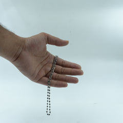 Silver Tulsi Kanthi Mala – Fine