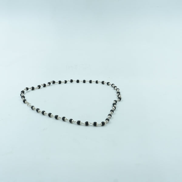 Silver Tulsi Kanthi Mala – Medium