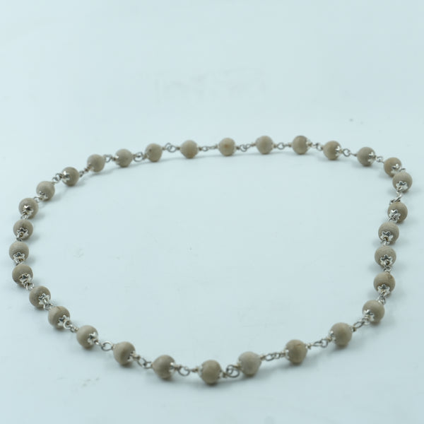 Silver Tulsi Kanthi Mala – Large