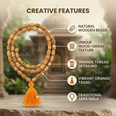 Fine Tulsi Japa Mala – 4 mm