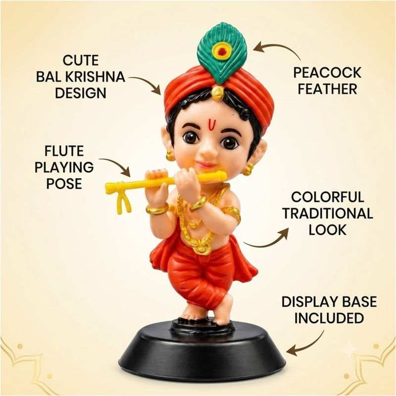 Sri Krishna Pencil Shaped Pencil Box