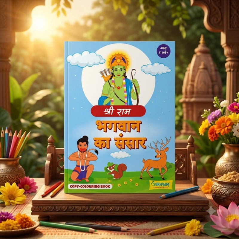 Bhagwan Ka Sansar Shri Ram Colouring Book (Hindi)