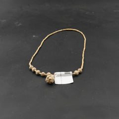 Tulsi Kanthi Mala with Lotus Locket