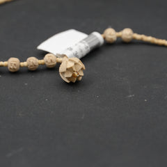 Tulsi Kanthi Mala with Lotus Locket