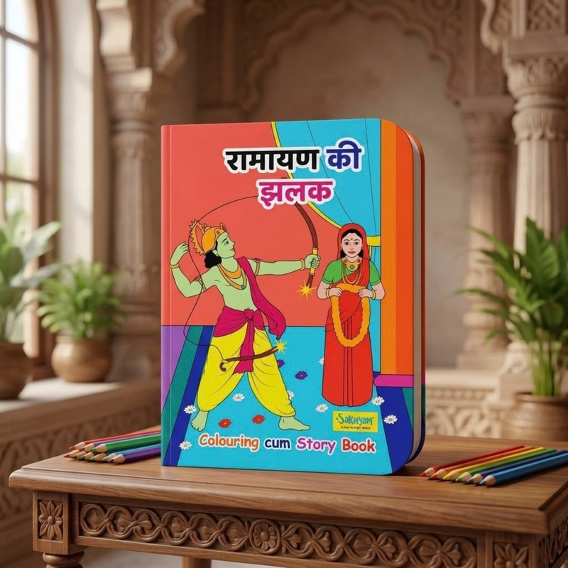 Ramayan Ki Jhalak Colouring Book (Hindi)