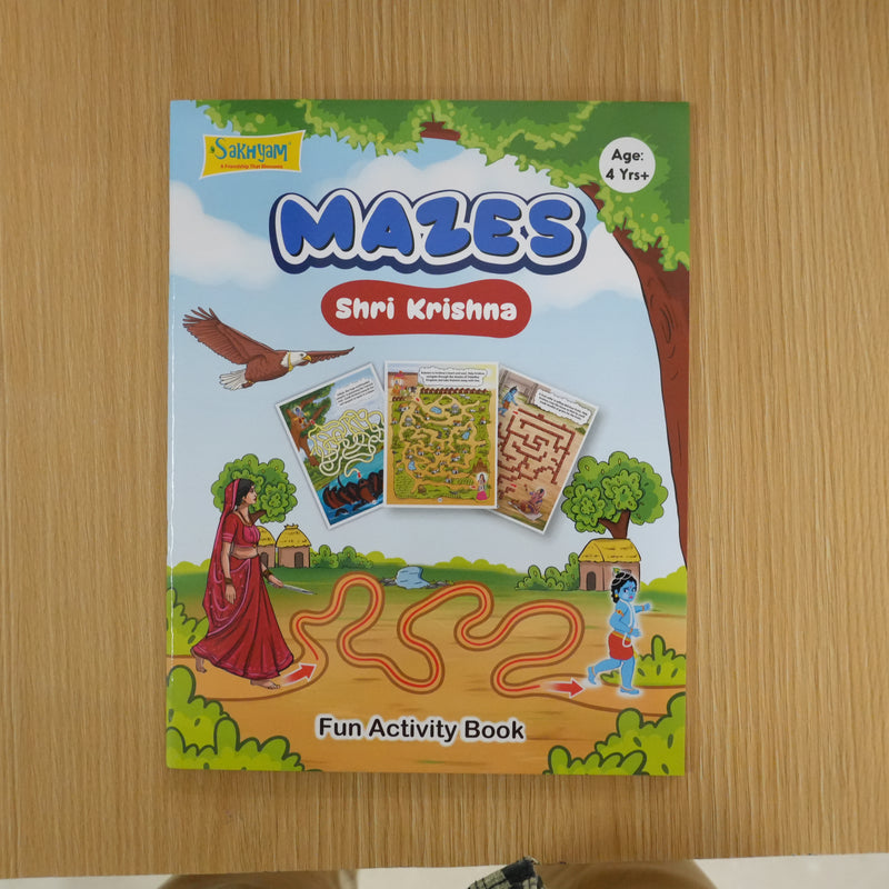 Shri Krishna Maze & Activity Book for Kids
