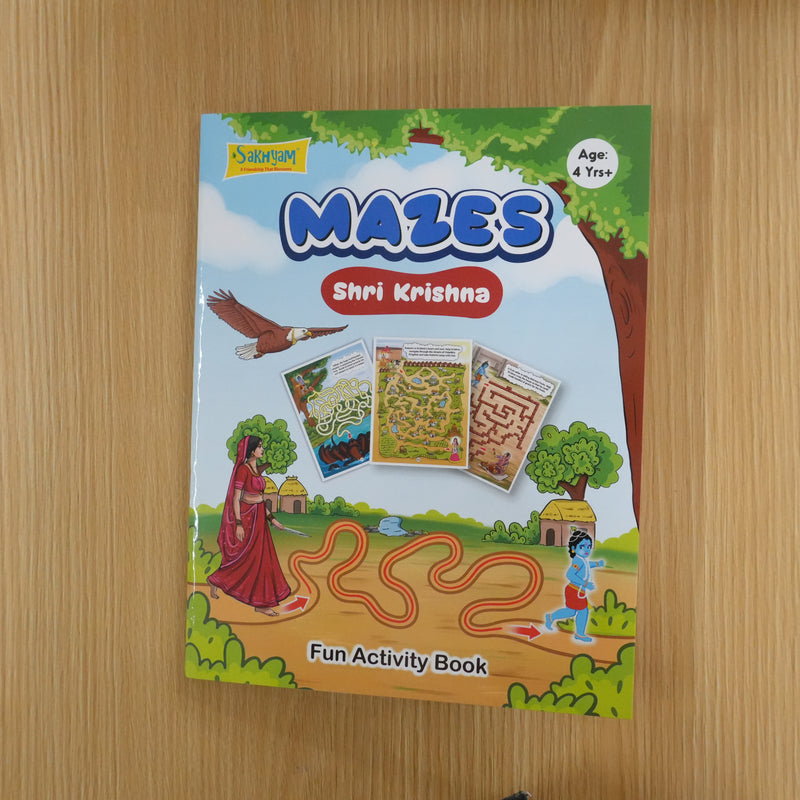 Shri Krishna Maze & Activity Book for Kids