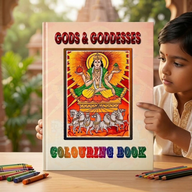 God & Goddesses Colouring Book (English)