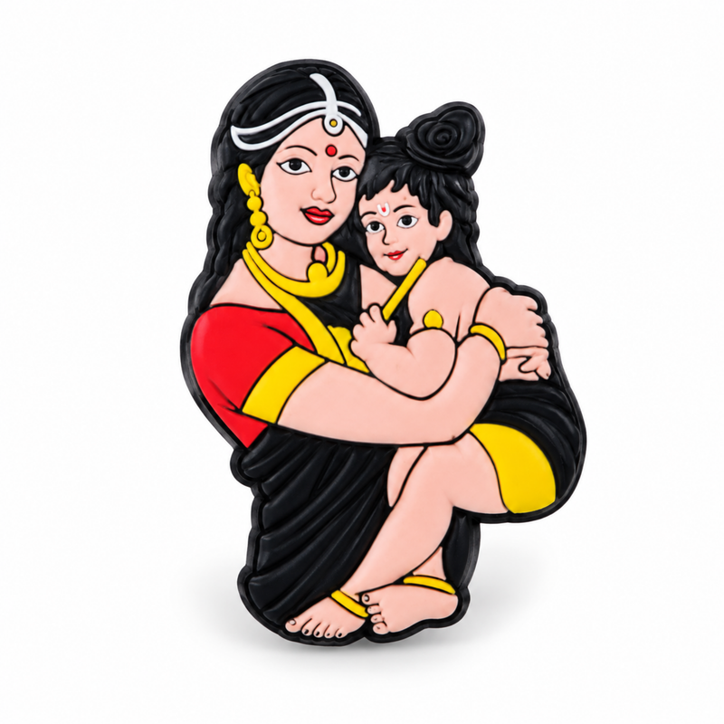 Yashoda Damodar Rubber Fridge Magnet