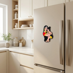 Yashoda Damodar Rubber Fridge Magnet