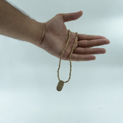 Tulsi Kanthi Mala with Radha Locket – 1 Round