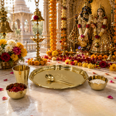 Brass Bhog Set No.2