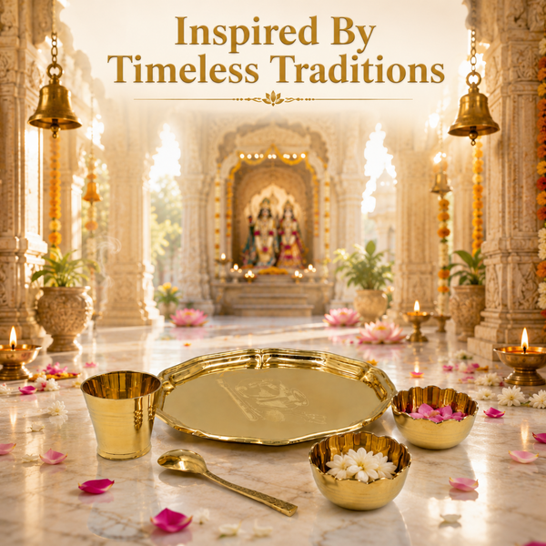 Brass Bhog Set No.2