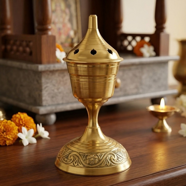 Brass Agarbatti Stand
