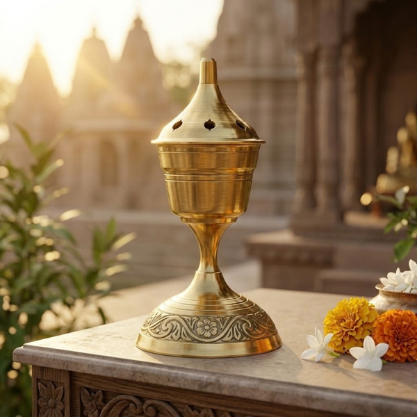 Brass Agarbatti Stand